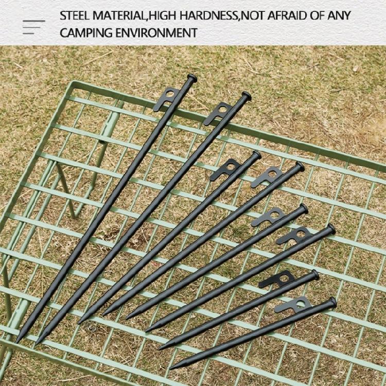 4 Pezzi Picchetti Robusti per Tenda Ancoraggi da Campo per Campeggio all'Aperto Picchetti Regolabili