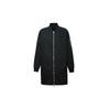 Converse Coats Women's Black Baseball Collar Moderate Straight Fit 10019431-A01
