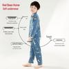 Hodohome Kids' Cotton Blend Long-Sleeve Loungewear Set