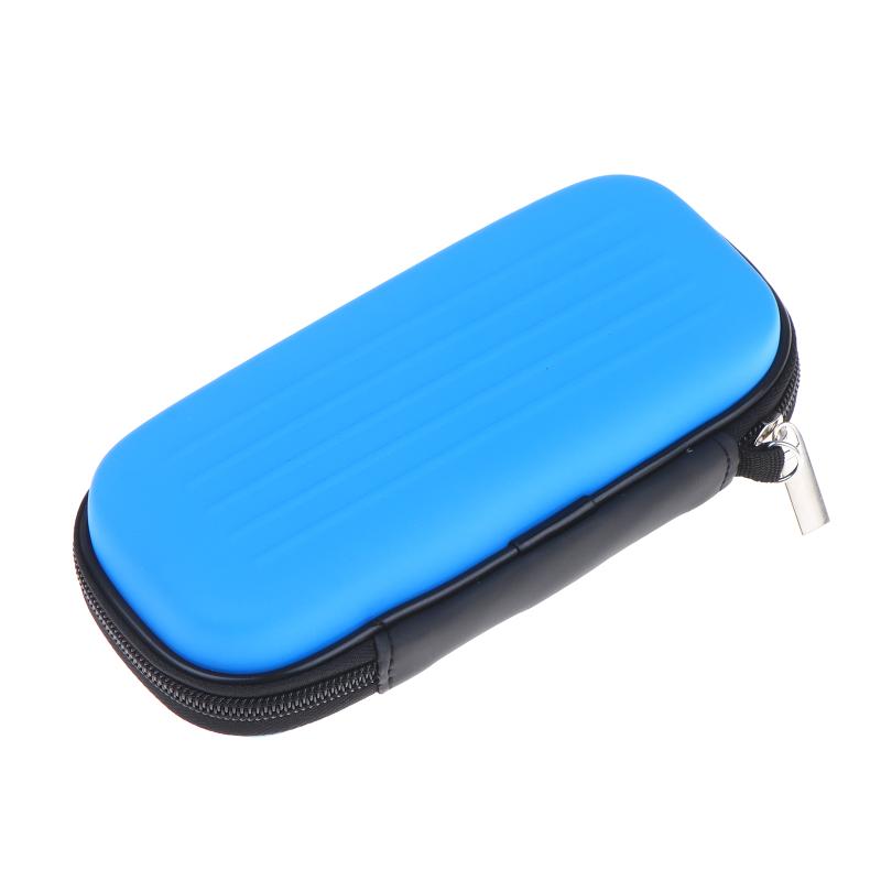 

Dart Storage Box With Zipper Eva Hard Shell Storage Box 3-Grid Dart Protection Bag Dart Maintenance Accessories Case синий