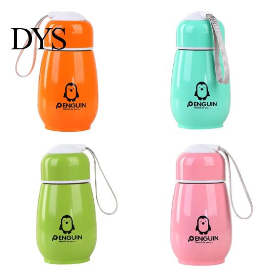Water Bottle 300ML Vacuum Cup Food Grade Good Thermal Insulation Effect Stainless Steel Penguin for Home