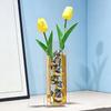 Modern Acrylic Decorative Ornaments with Silver Metal Balls Nordic Desktop Home Decoration Living Room Flower Arranging Device