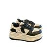 Height-increasing little white shoes women's 2025 muffin board shoes ins trendy versatile small casual shoes classic panda sneakers