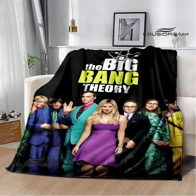 The Big Bang Theory Blanket Blankets for Beds Picnic Blanket Flange Warm Blanket Home Travel Blankets Bed Linings Birthday Gift