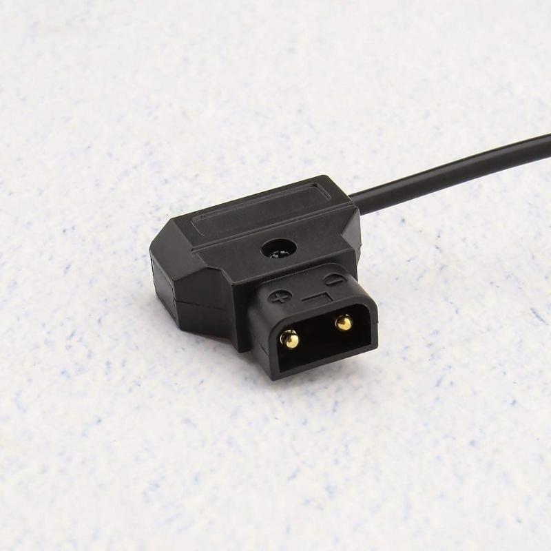 D-Tap to DC5.5x2.1MM Right Angle Coiled Cable Monitors Power Cable for Bmcc Bmpc Camera Power Cord 35cm Unstretched Wire