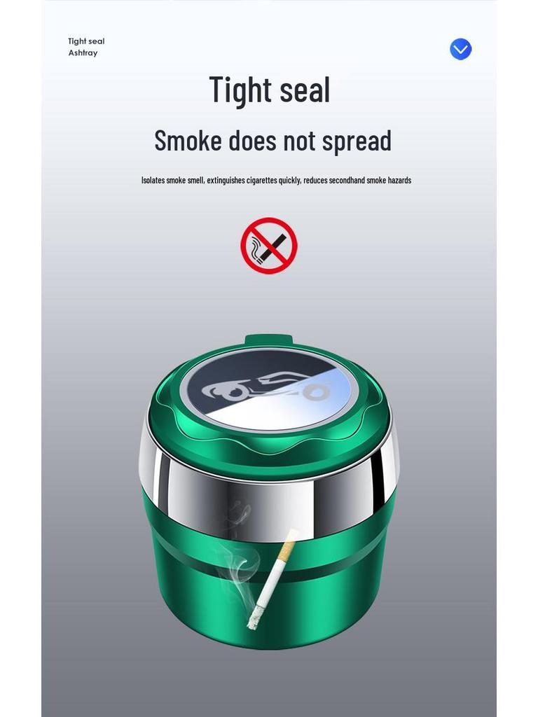 Seven-Color Ambient Light Car Ashtray for Buick Regal, LaCrosse, Encore, E5, Excelle, Angyang