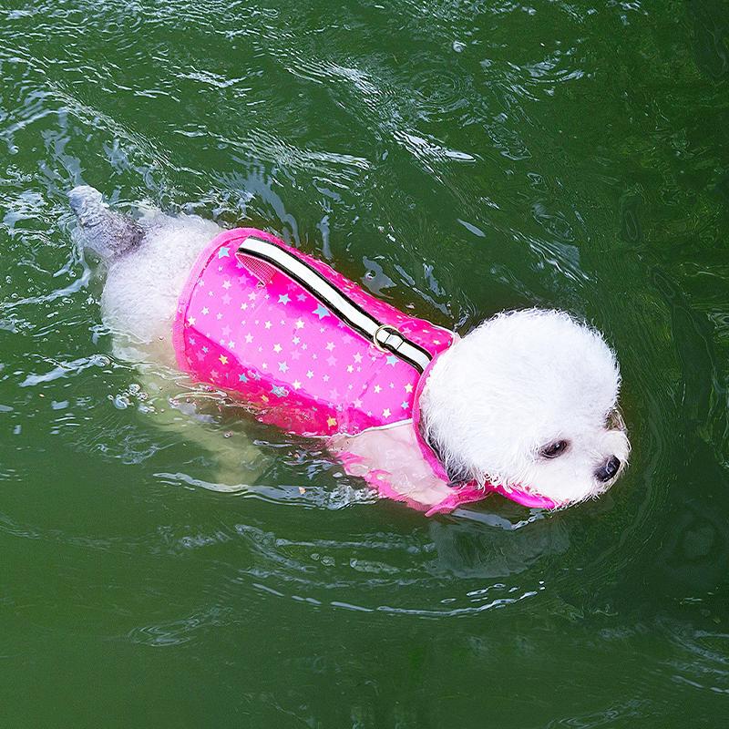 Pet Life Schwimmwesten Große Hundeschwimmweste Mit Abnehmbarem Frontschwimmer Handgriff Outdoor-Training Schwimmkleidung Für Mittlere Große Hunde (as the picture,L)