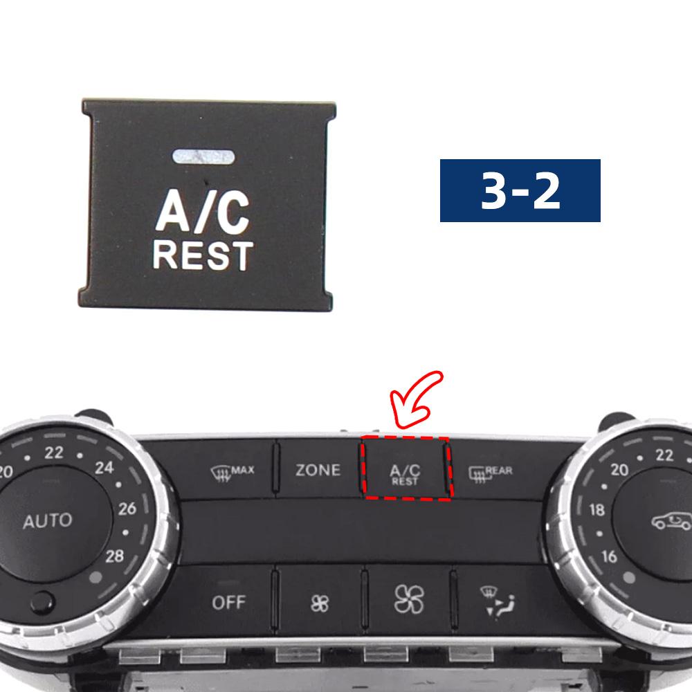 AC Air Conditioning Climate Control Switch Button for Mercedes Benz C ML SL CLS GLK GLE GLS G W204 X204 W218 W166 W292 W263 W231