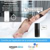Interrupteur WiFi encastrable rétroéclairable et variateur - Compatible Alexa, Google Home, Siri - AIMOONSA