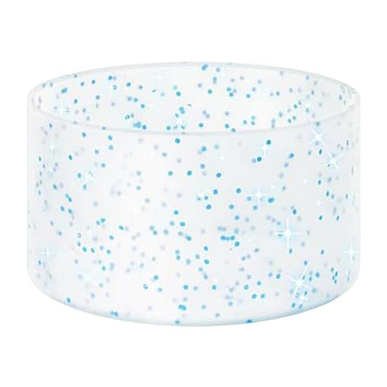 Silikonový návlek na kelímek s třpytkami, protiskluzový, tepelně izolační kryt, lehká podložka pod láhev na vodu pro tumbler