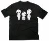 Kodama Baumgeist Geist Fan T-Shirt Fanshirt Japan No Face Mononoke Prinzessin