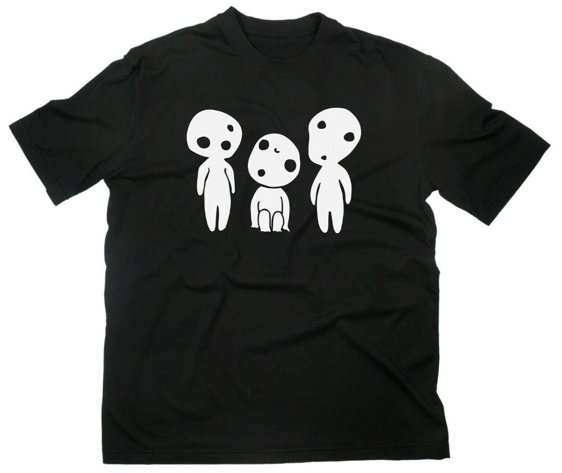 Kodama Baumgeist Geist Fan T-Shirt Fanshirt Japan No Face Mononoke Prinzessin M
