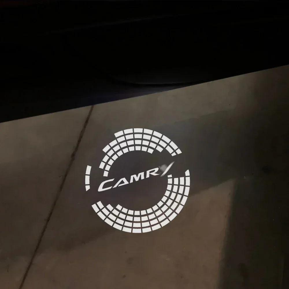 2pcs car Door sign lights welcome projection lamp to the door For Toyota Camry 40 50 55 70 V40 V50 V55 V70 XV40 XV50 XV55 XV70