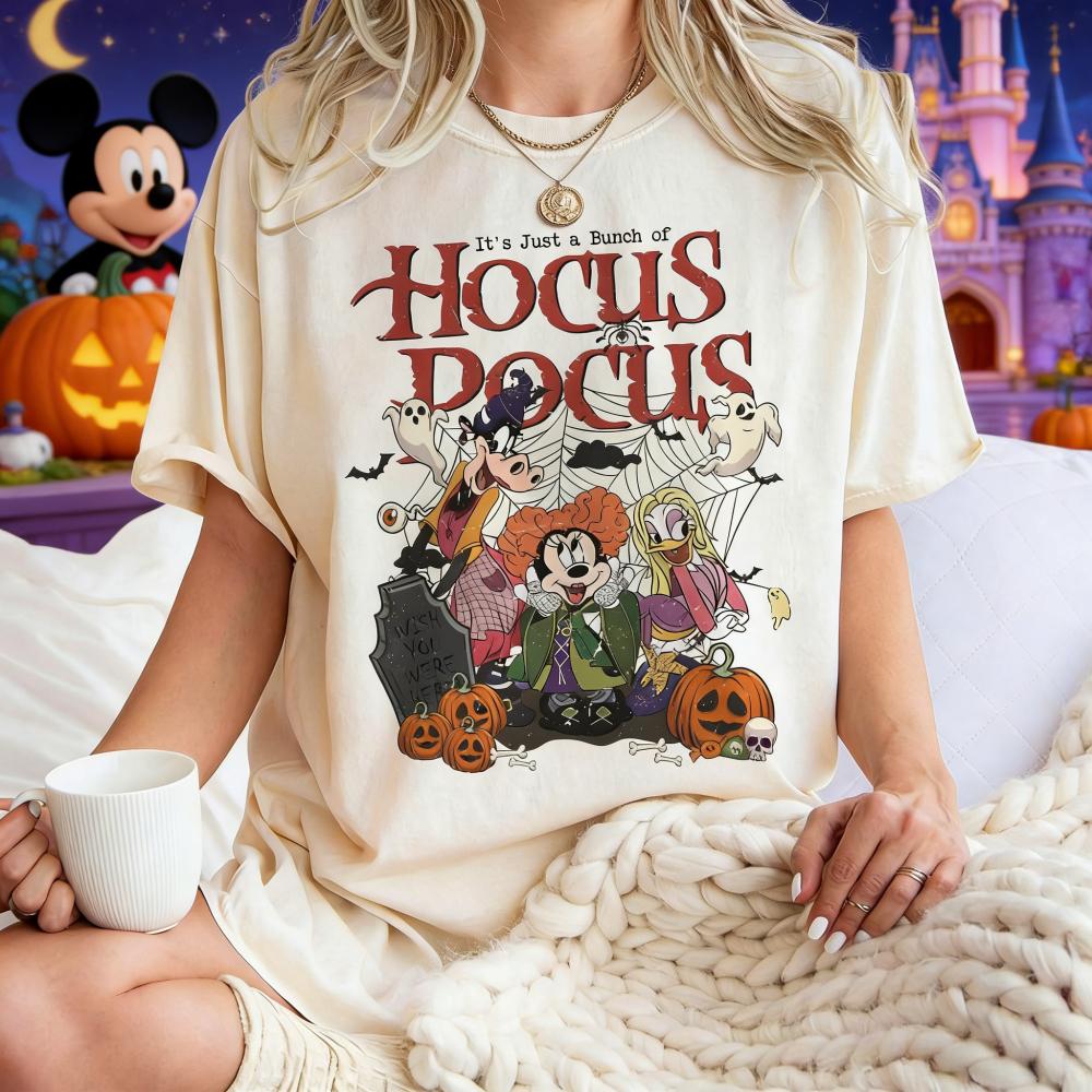 2026 Summer Halloween Mickey Graphic T-shirt Unisex Unisex Fashion Cotton Quality Casual Loose Short Sleeve Classic Unisex