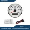 Universal 85mm Tachometer Engine RPM Gauge Set with Hourmeter for Car Boat Truck