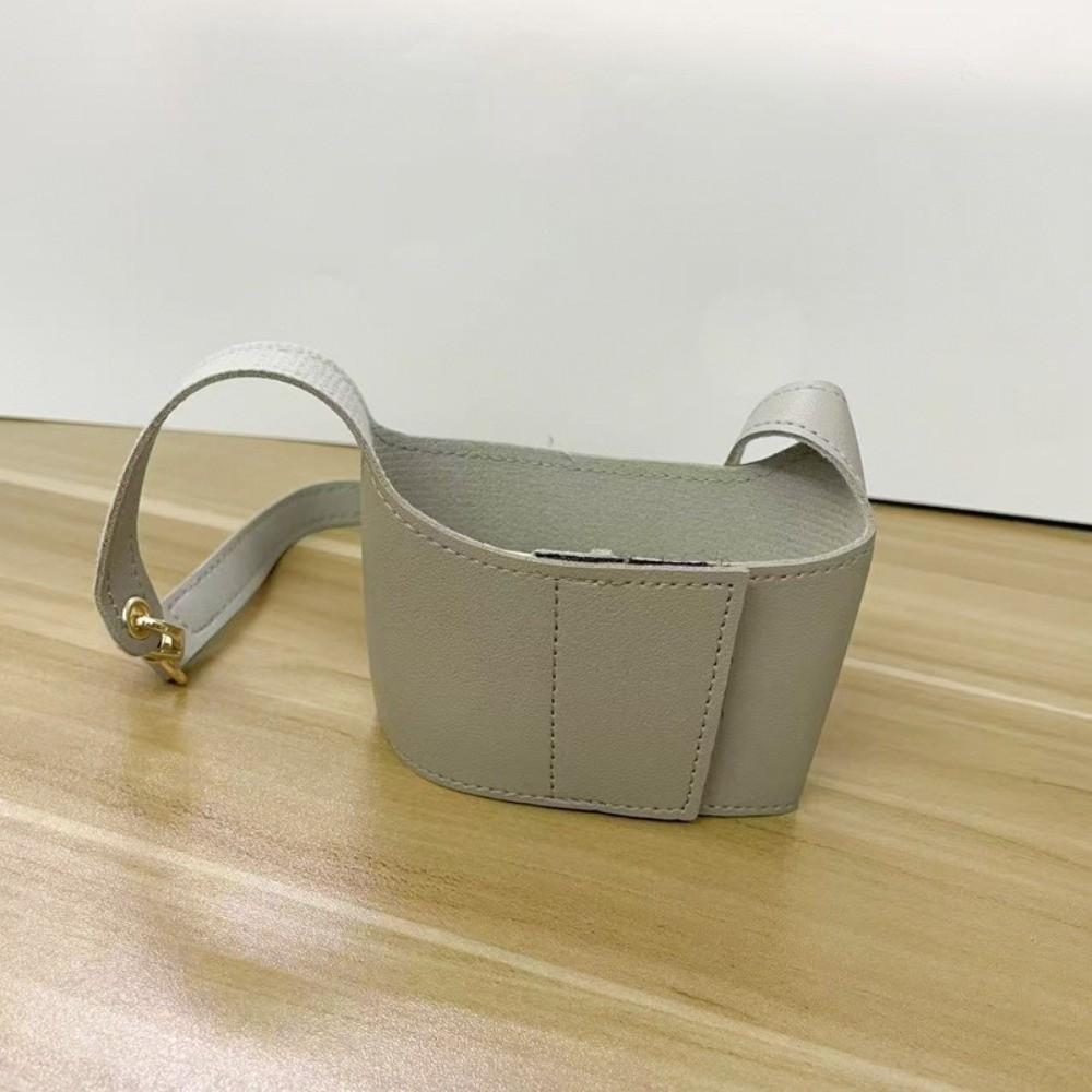 Insulating Function Cup Holder PU Water Bottle Sleeve Daily Leather Cup Cover  Coffee Cups