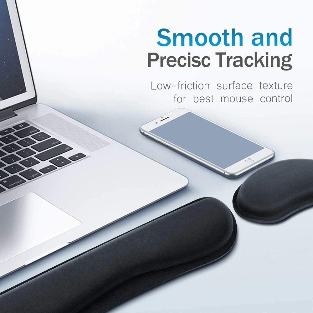 Gaming Office Mice Mat For PC Non-slip Laptop Keyboard Pad Mouse Pad Mouse Mat Wrist Rest Pad