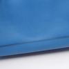 Used MCM 2WAY Handbag leather Blue Used Women