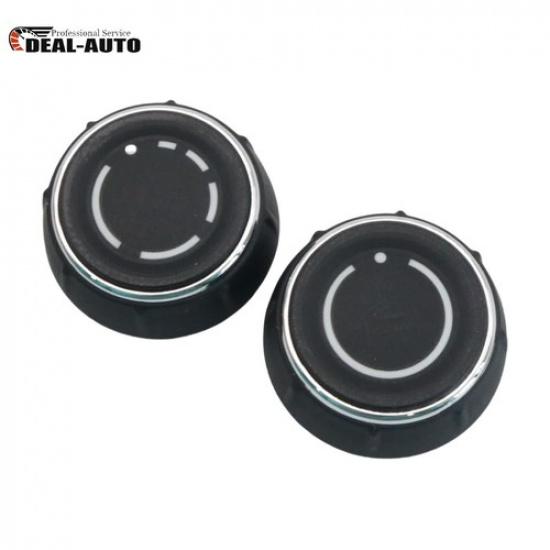 2X Volume Control Knob Cover Fits For Porsche 991.1 Carrera 2012-16 911 2010-18