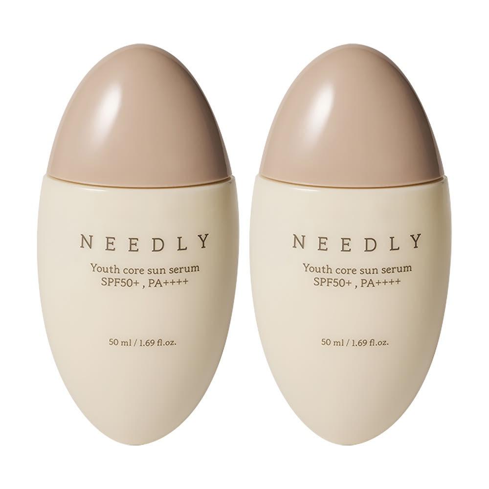 NEEDLY Vita C Glow Tone Up Sun Serum SPF50+ PA++++ Сияние и защита от УФ 50 мл Двойная упаковка