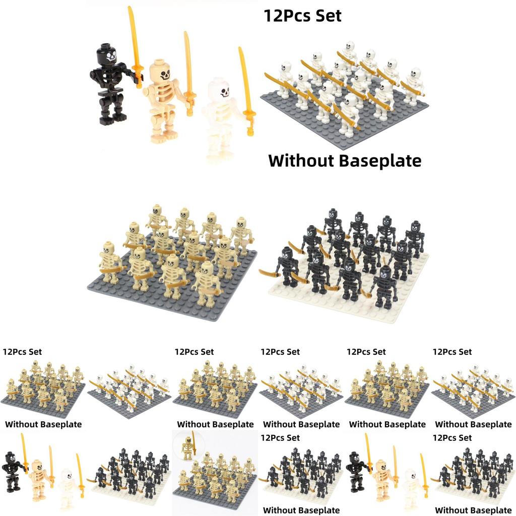 Lojo Ninja Skelett-Soldaten-Bausteine ​​aus ABS-Kunststoff, Mini-Baufiguren