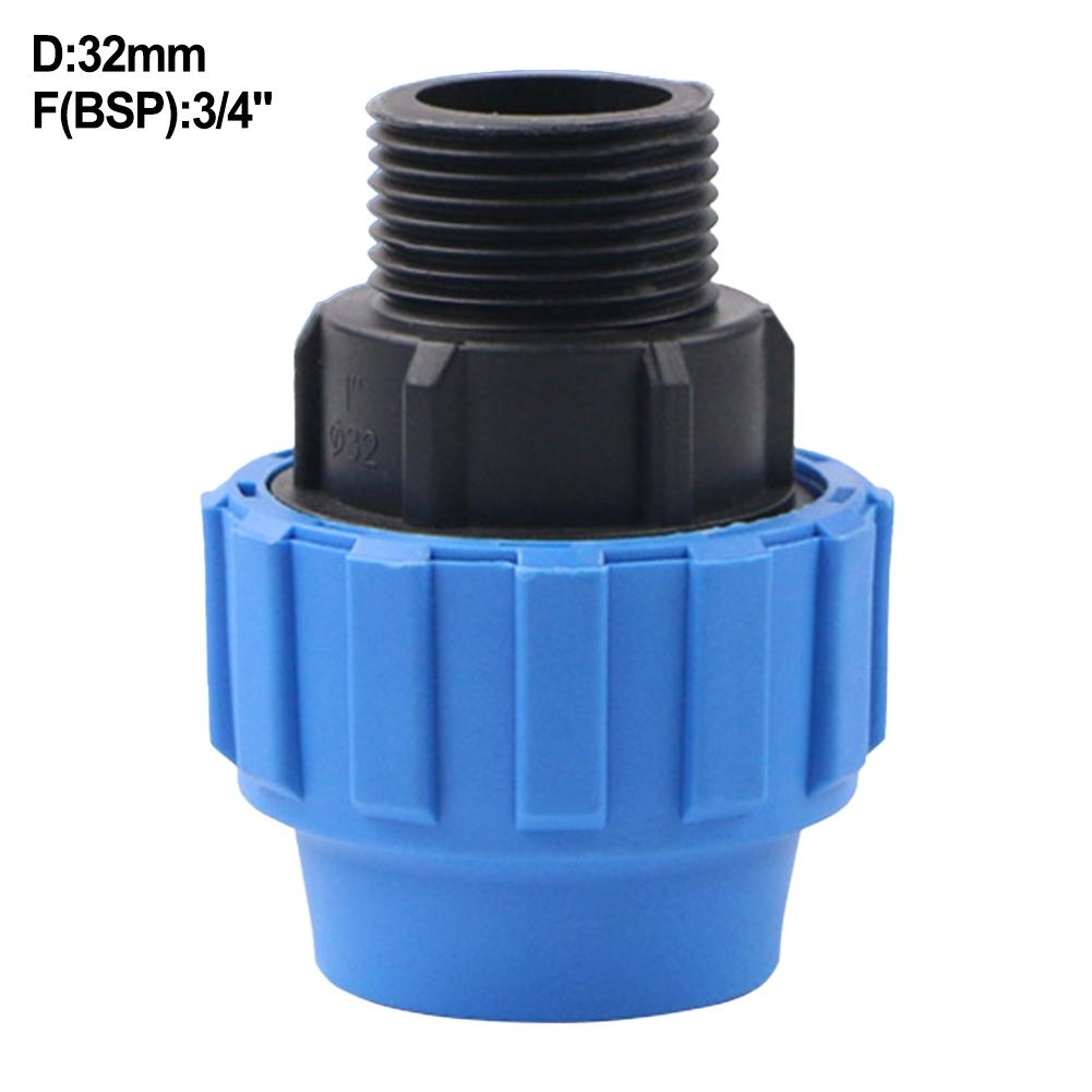 Schwarze Wasserrohrfittings Hochwertiger Außengewinde-Adapter