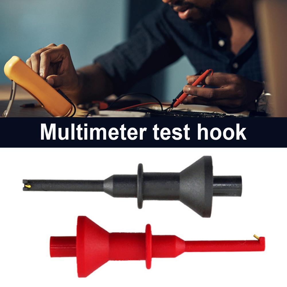 Probe Hook Kits 4mm Banana Jack Telescopic Spring Damage Test Hook High Current Multimeter Test Probe Hook Electrical Hand Tools