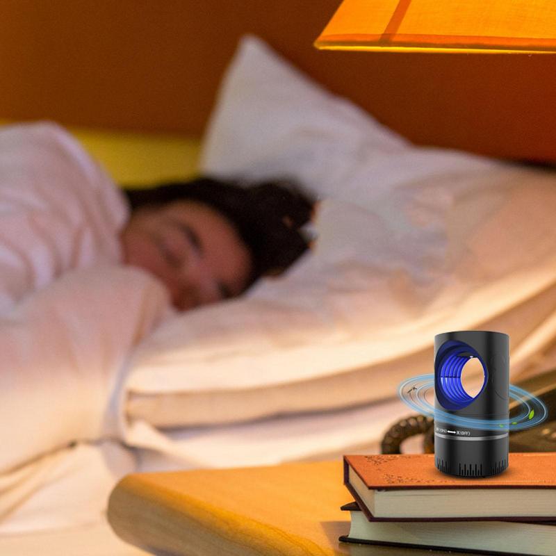 UV-Licht Fliegenfalle Inhalation USB-wiederaufladbar Innen Fliegenvernichter Lampe Elektrischer Fliegenzapper mit UV-Licht Stumm Mückenabwehr