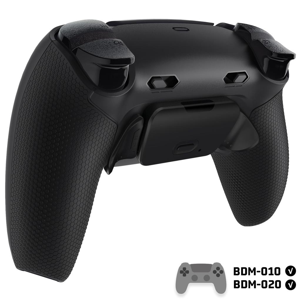 eXtremeRate RISE Plus MAX Back Paddle Kit for PS5 Controller with Clicky Trigger Stops Rubber Remappable Back Button Kit for PS5 Controllers
