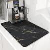 Minimalist Diatomaceous Earth Coffee Maker Mat: Heat-Resistant, Thickened, Waterproof, Stain-Resistant Kitchen and Table Drain Mat