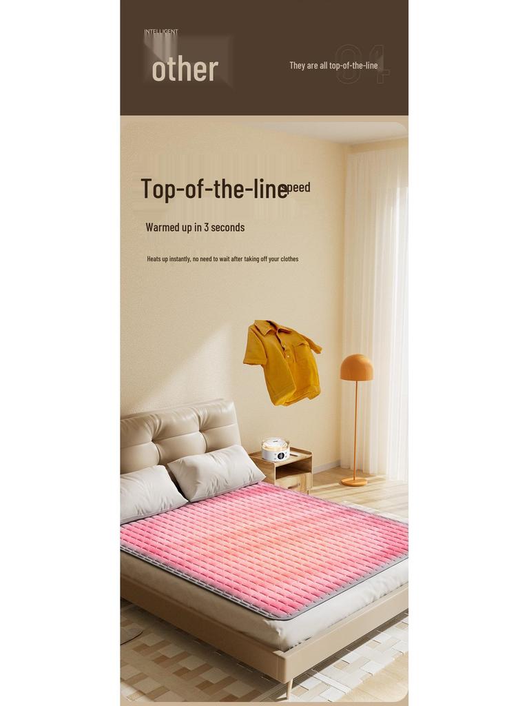 Yangzi Dual Electric Water-Circulation Heating Blanket - No Overheating, Perfect for Single Dorms