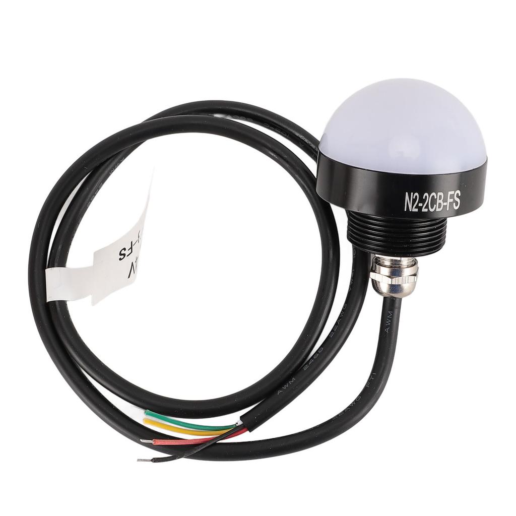 24V LED Industrial Warning Light Round Water Proof 3 Colors Industrial Signal Light for CNC Machine Tool