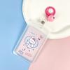 Ins Cute Transparent Lanyard Card Cover Student Bus Cards Case Cartoon Work Card Covers Credit Card Holder Id Holder with Rope