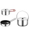 304 Stainless Steel Outdoor Cookware Set