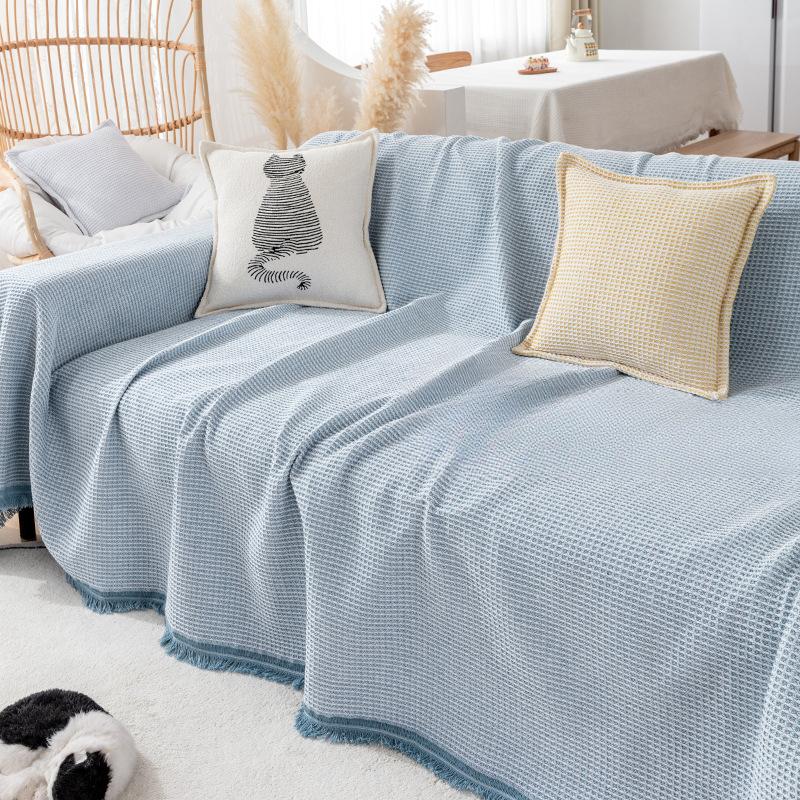 Sofa Cover Towel All-Inclusive Universal Dustproof Sofa Cover Four Seasons Universal Nordic Instagram Style Sofa Cover Cover Towel