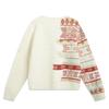 LI-NING AMBV390-5 Women's Forbidden City Collaboration Jacquard Knit Sweater
