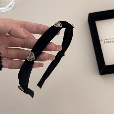 Accesorios para el pelo para mujer niña diadema bandas coreanas tocados de pedrería aro elegante Diseñador vintage popular maquillaje novedades