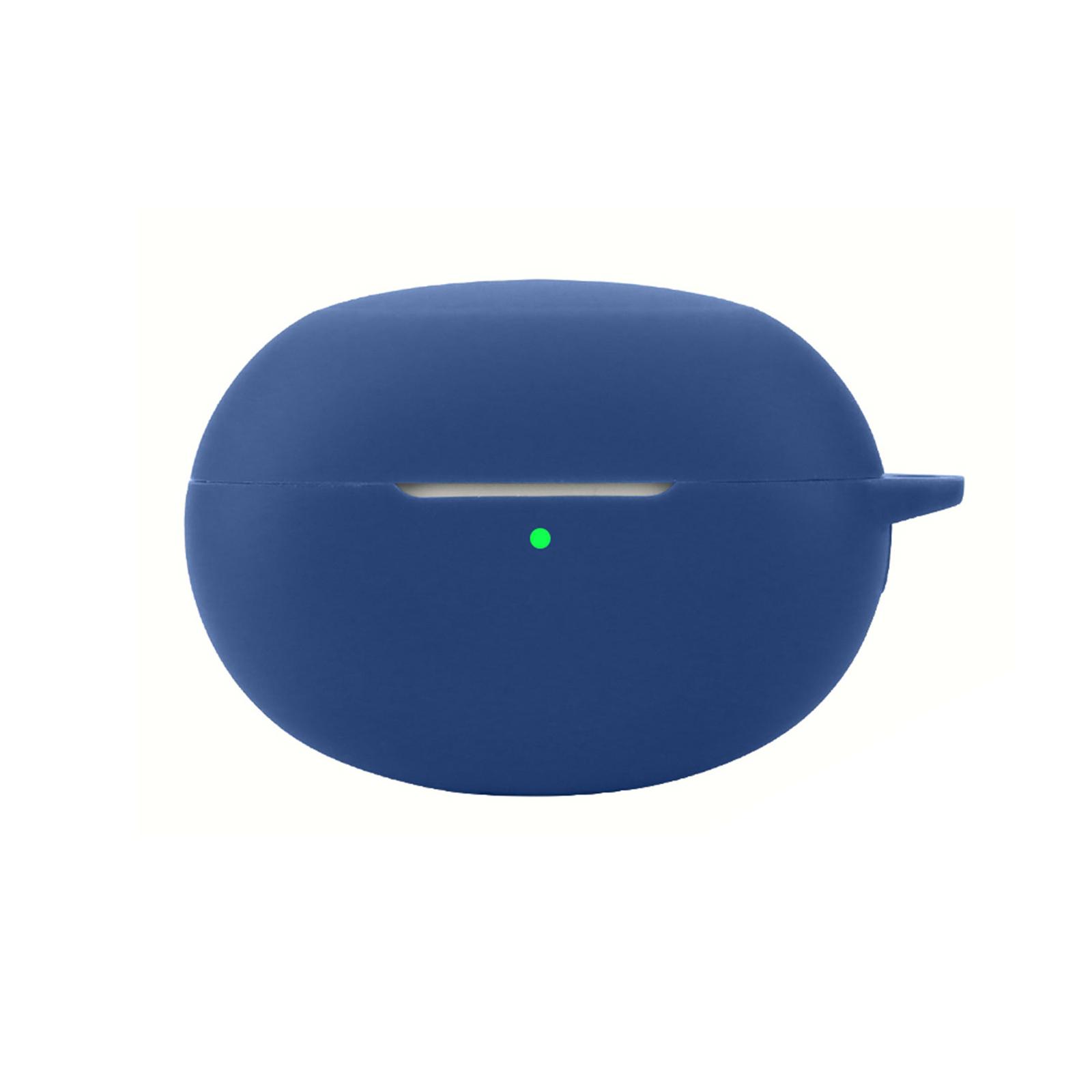 

Защитный чехол Силиконовый чехол для хранения Гибкая крышка Противоударный дизайн для хранения наушников Подходит для наушников Air 6 o темно-синий