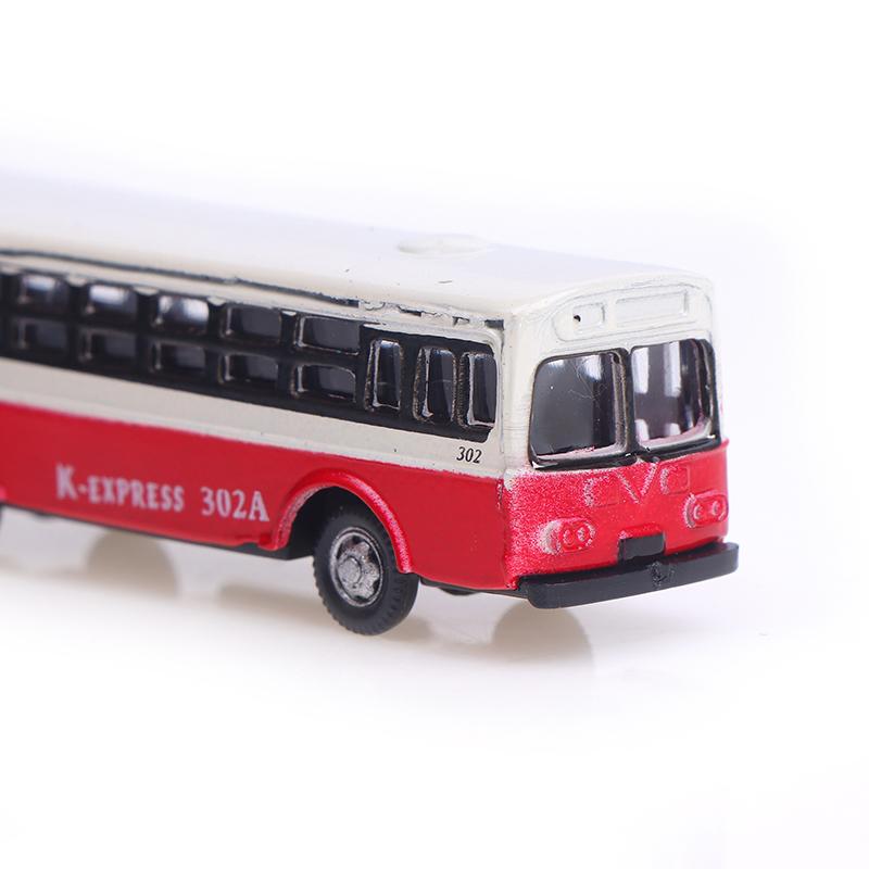 Scale 1/150 Metal Miniature Model Bus For Garden /Railway/Railroad/Train Layout/Toy Diy