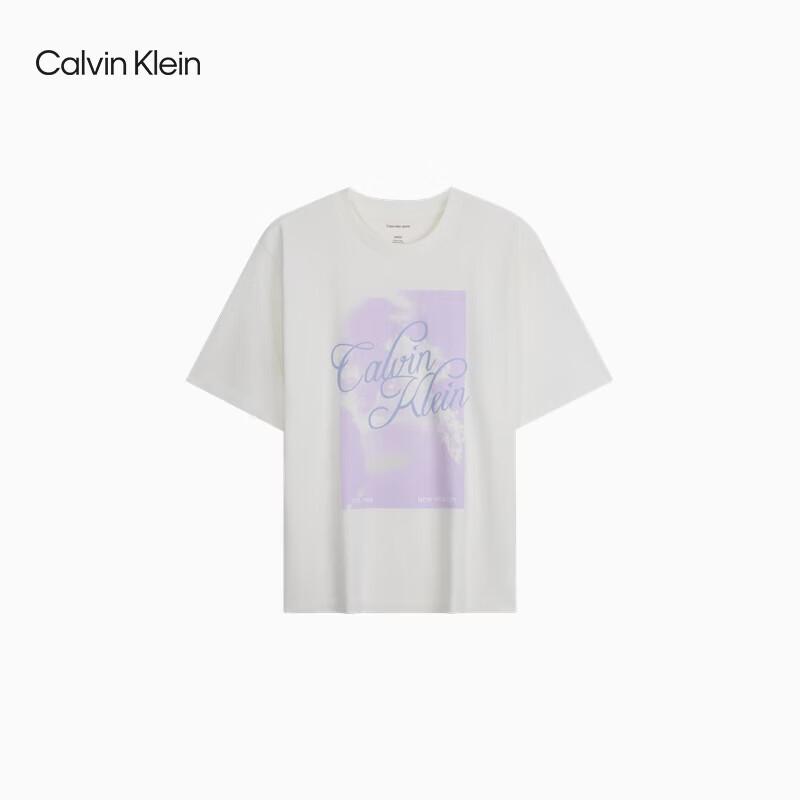 Calvin Klein Jeans Women s CK Art Letter Print Cotton T-Shirt M