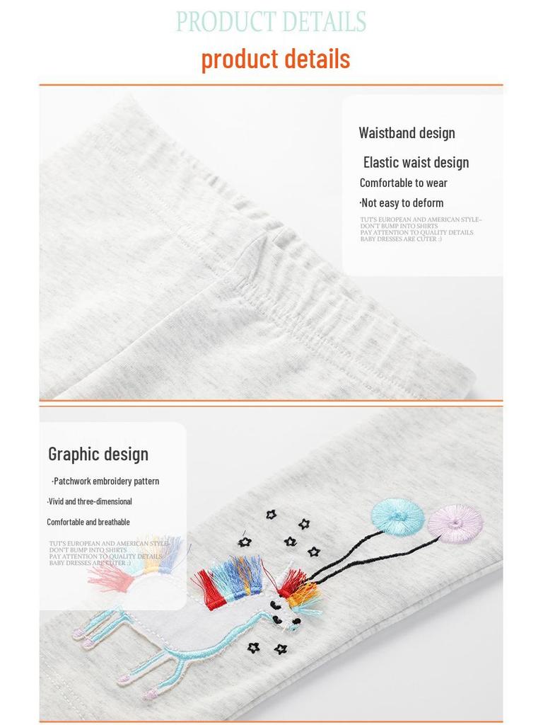 Dziecięce Legginsy dla Dziewczynek - Spodnie Wiosenno-Jesienne