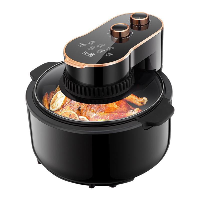 YAMAMOTO 5L Air Fryer with Flip Lid & Multi-Functionality чёрный