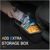 Rear Center Console Organizer for Tesla Model Y Juniper 2025 2026 Trash Can 2nd Row Under Floor Storage Box Bin Mat Accessories