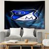 Blue Shield Emblem Tapestry, Unique Design Tapestry, Suitable for Bedroom,Livingroom, Playroom,Heartwarming Fan Holiday Gifts