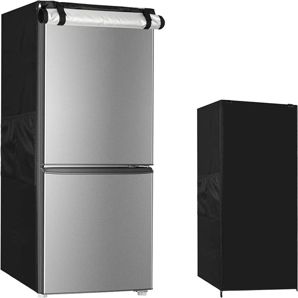 Tessuto Oxford 210D Protezione Frigorifero da Esterno Copertura Frigorifero Facile Accesso