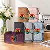 Summer Vacation Palm Pattern Leather Long Wallet Purse 