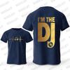 DJ Headphone Print T Shirts Turntablist Graphic Men's Street Streetwear Short Sleeve Recorded Music Gifts Tee T-shirt Clothing