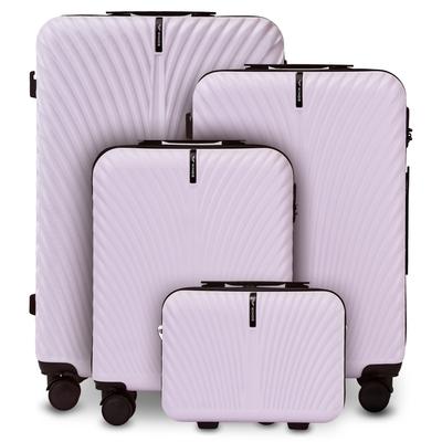 Set aus 4 Wings Swan 2.0 Hellvioletten Koffern