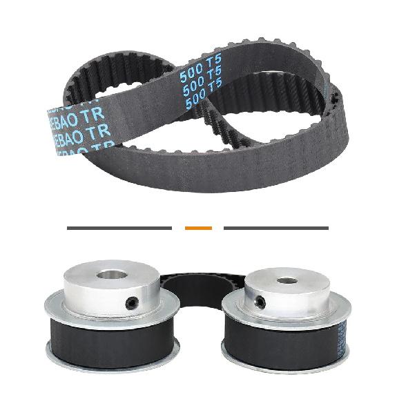 Transmission Belts T5-940/980/990/1000/1020/1050/1100/1200/1215/1250 Closed Loop Rubber Synchronous Belt Width 10/15/20/25/30 Mm
