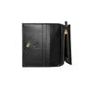 Gucci GG Marmont Gold Logo Double Fold Leather Wallet Card Holder Women Wallet Black 456126-CAO0G-1000
